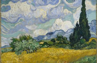 Where is the wheat field with cypress Van Gogh
